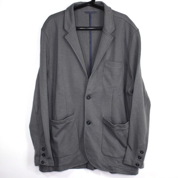 Huckberry Wills Mens 2XL Gray Blazer O689 - Picture 1 of 7